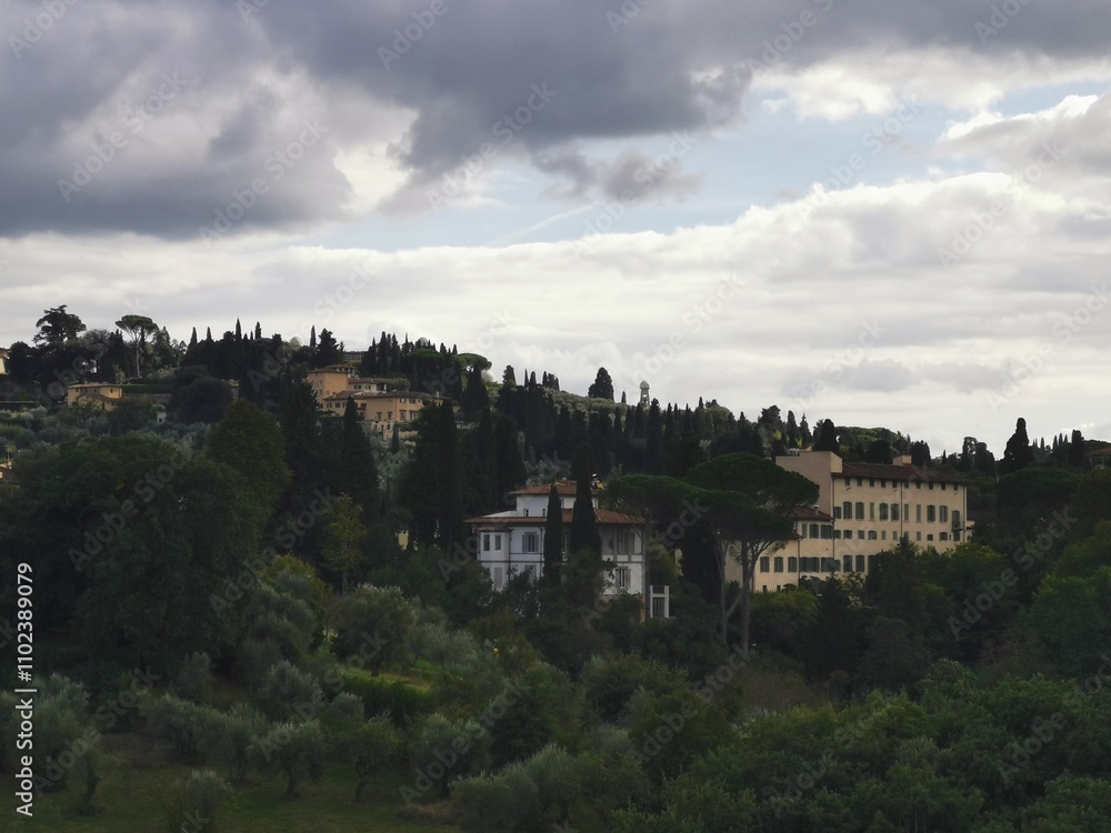 Paisaje en Florencia, Italia Paisaje en Florencia, Italia