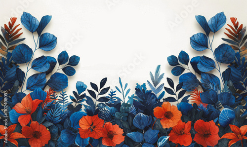 Christmas background. Xmas tree with snow decorated with garland lights, holiday festive background. Widescreen frame backdrop. New year Winter art design, Christmas scene wide screen holiday