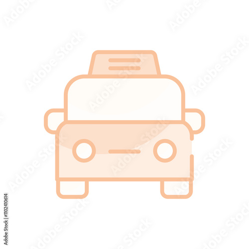 Taxi vector icon