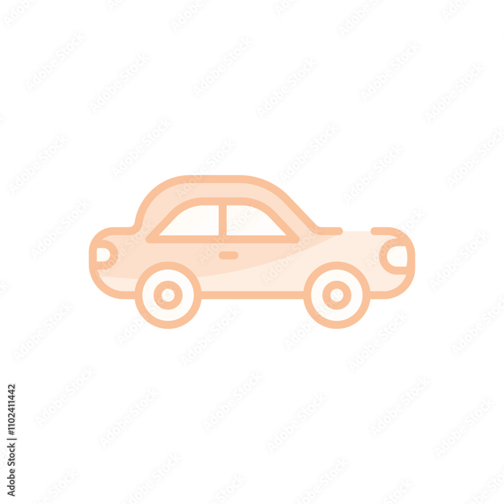 Fototapeta premium Car vector icon