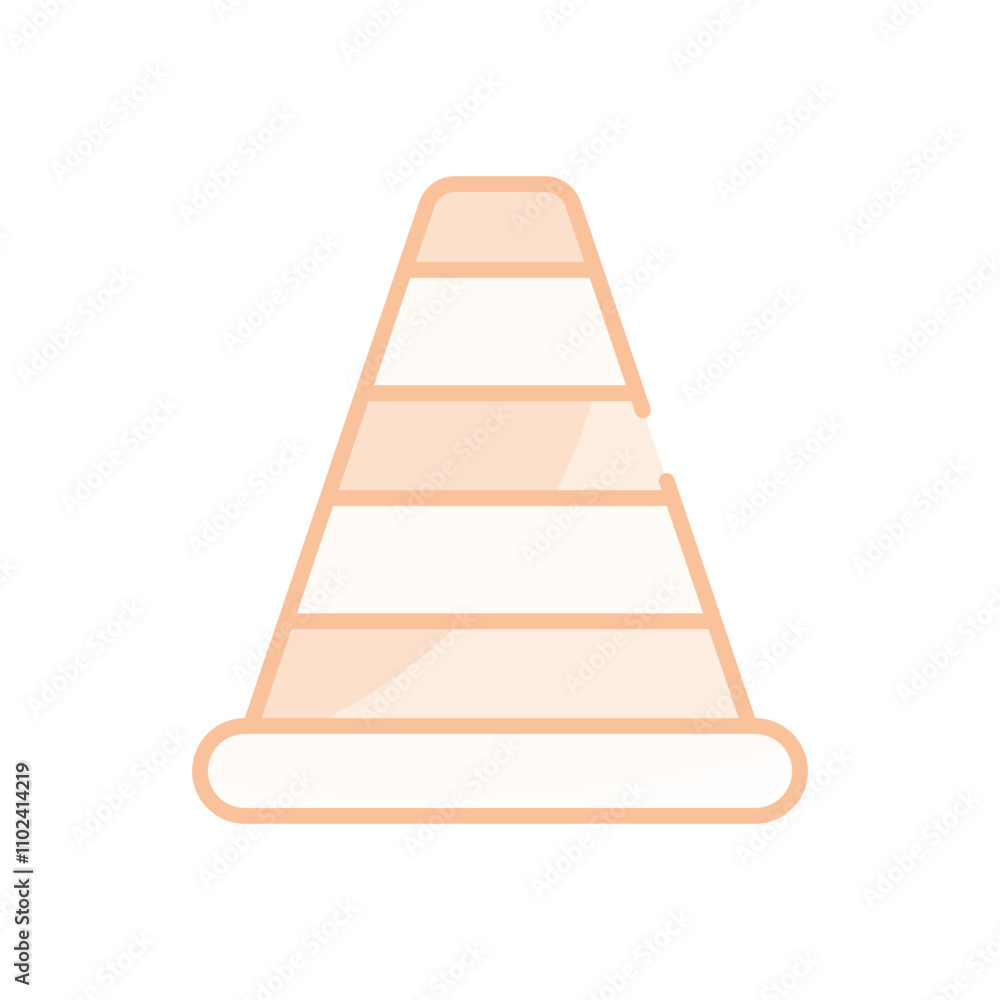 Traffic Cone vector icon