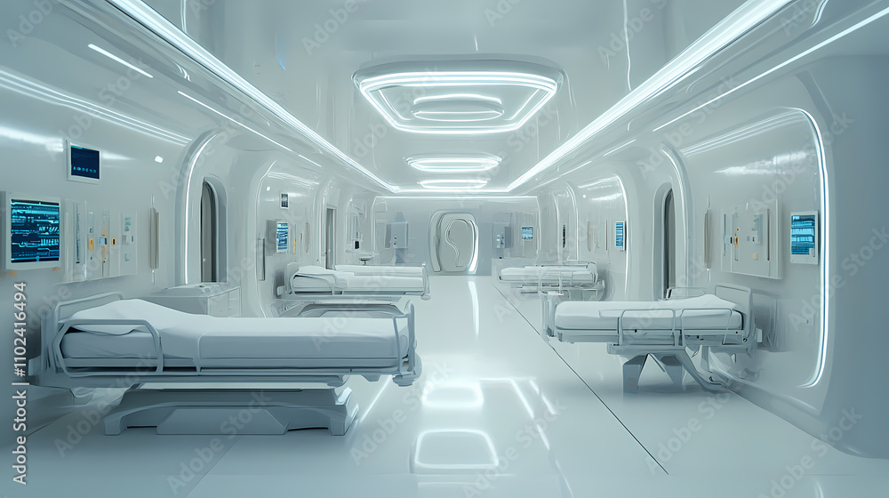 Liminal space hospital. Liminal. Illustration Liminal space hospital. Liminal. Illustration