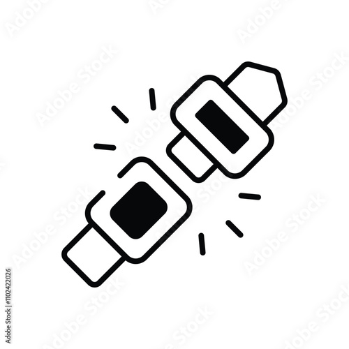 Seat Belt vector icon