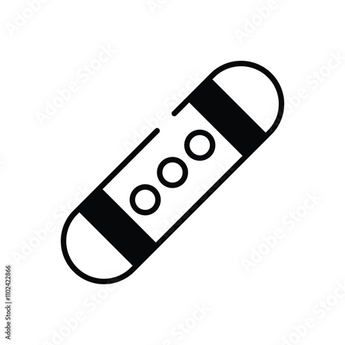 Snowboarding vector icon