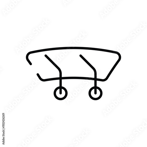 Windshield Wipers vector icon