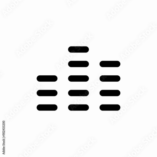 equalizer mixer icon sign vector