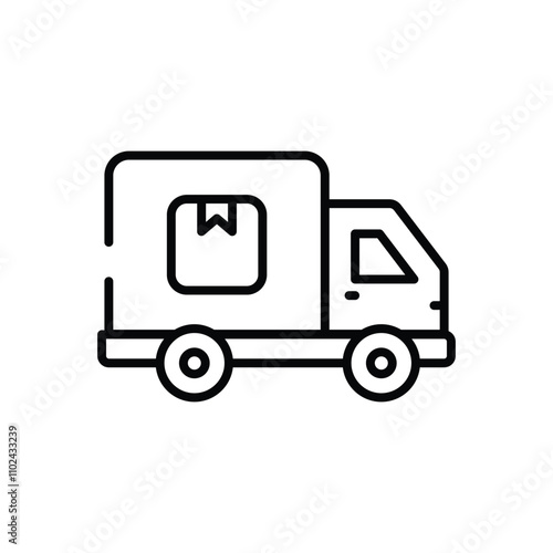 Delivery Truck vector icon