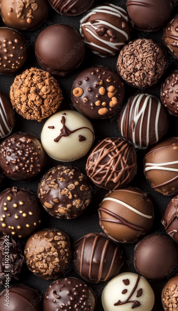Sweet Indulgence A Delectable Assortment of Dark, Milk White Chocolate Confections Sweet Indulgence A Delectable Assortment of Dark, Milk White Chocolate Confections