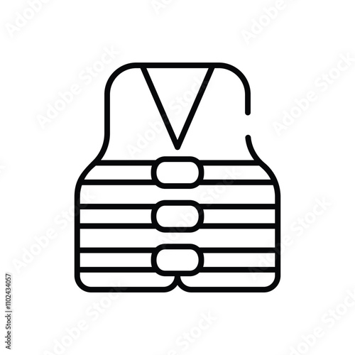 Life Jacket vector icon