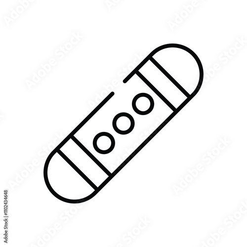 Snowboarding vector icon