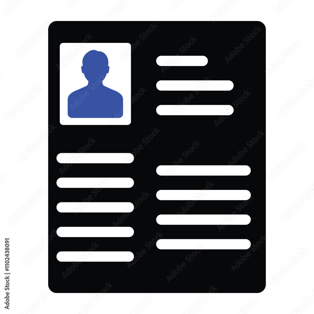 Employee resume Icon Employee resume Icon