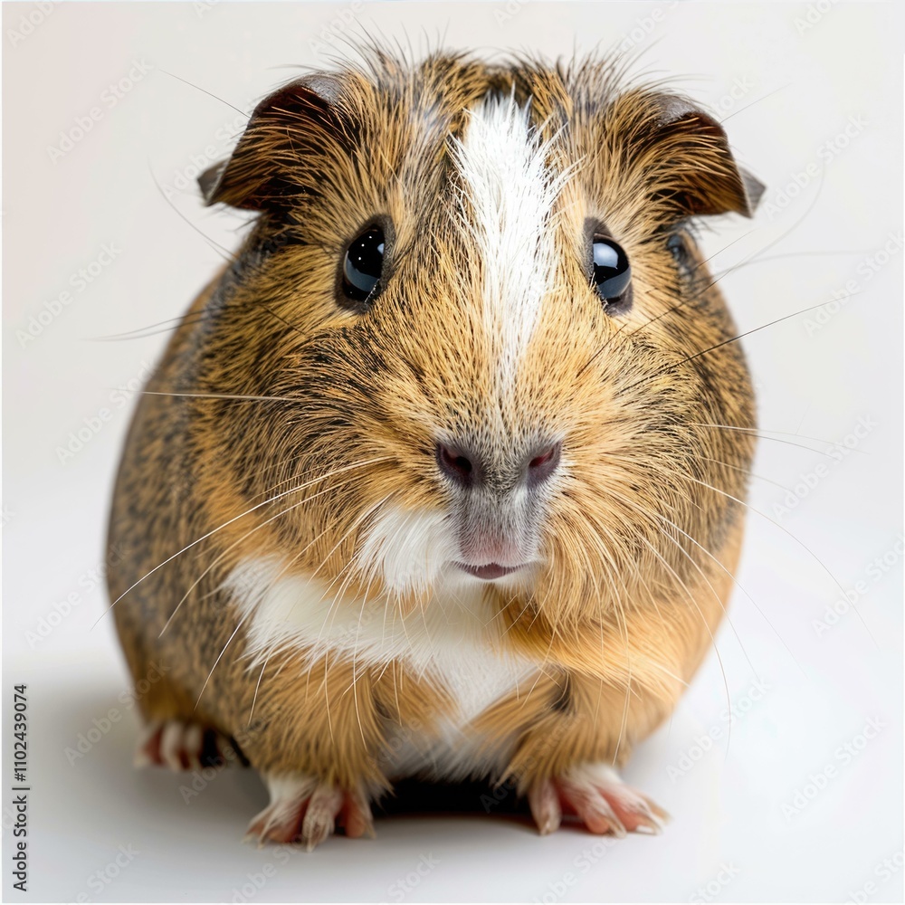 Greater guinea pig Cavia magna against white background guinea pig guinea pig Greater guinea pig Cavia magna against white background guinea pig guinea pig