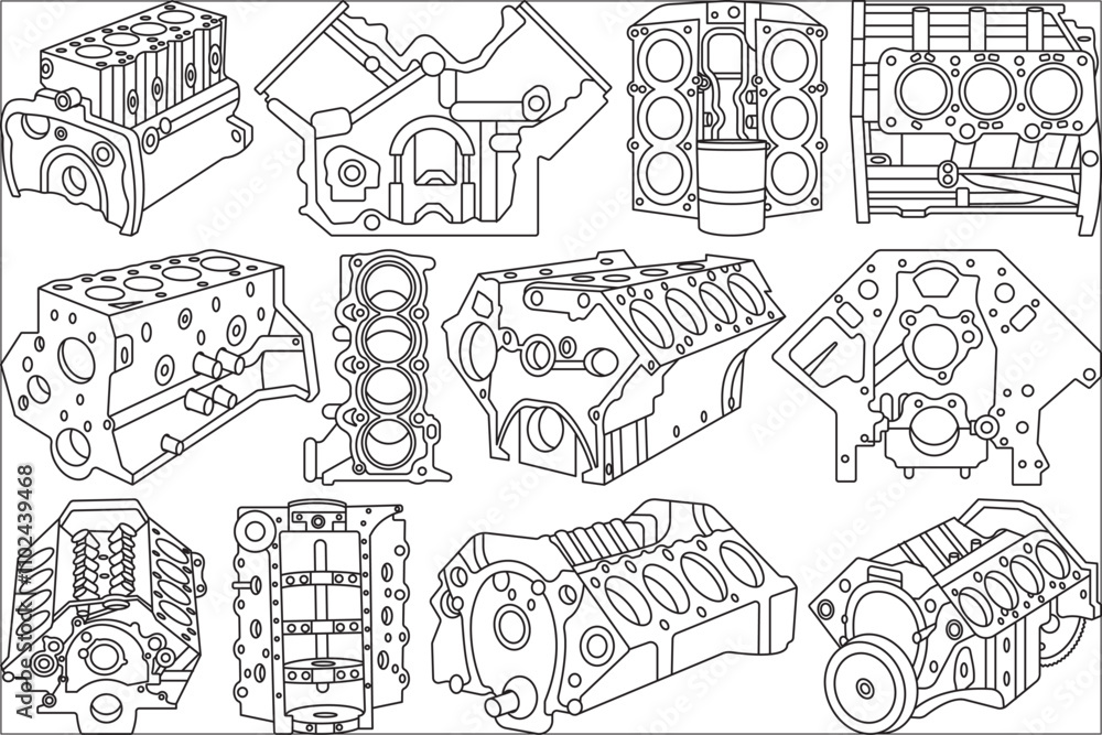 Naklejka premium Excavator Bucket Sample