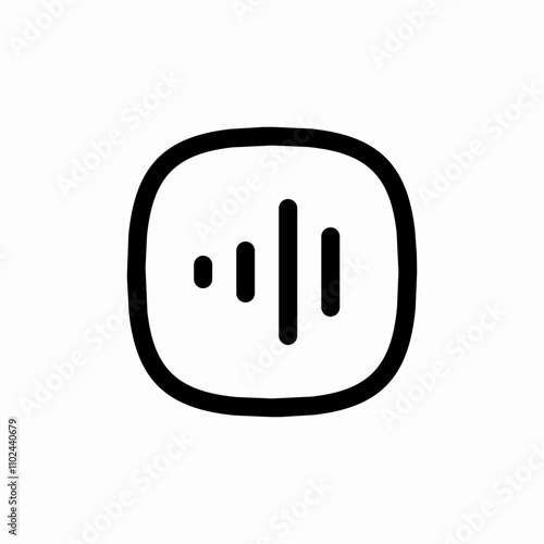 voice sound wave icon sign vector