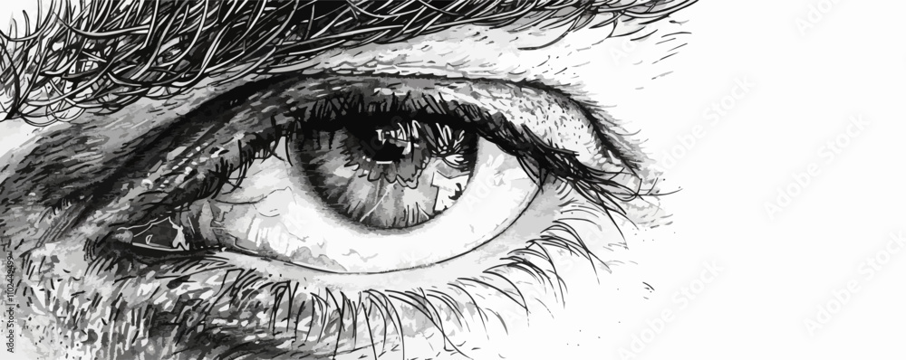 Obraz premium Incorporate cross-hatching, adding shading and texture to your hand-drawn style vector art for a more detailed and dimensional look.