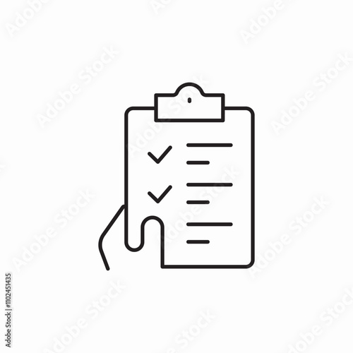 check list clipboard icon sign vector