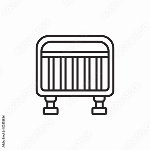 traffic barrier icon sign vector