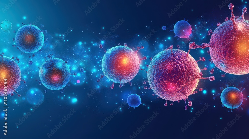 A bunch of colorful spheres are floating in the air. Generative AI A bunch of colorful spheres are floating in the air. Generative AI