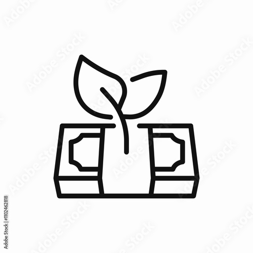 dollars packs icon sign vector