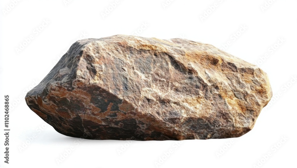 Heavy rock on white background Heavy rock on white background