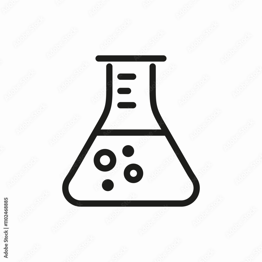 flask laboratory icon sign vector flask laboratory icon sign vector