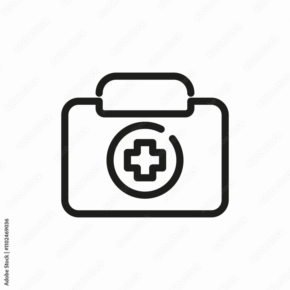 medical task icon sign vector medical task icon sign vector