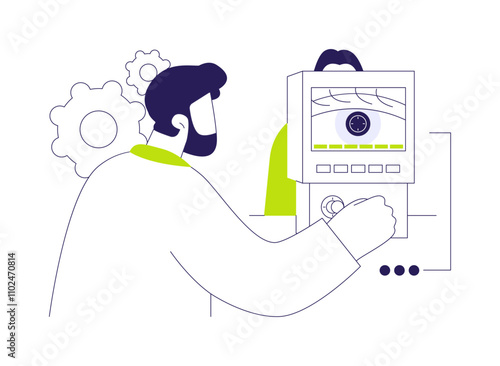 Glaucoma abstract concept vector illustration.