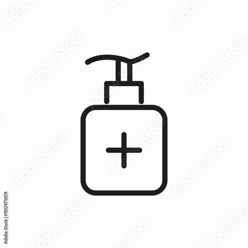 desinfecta medicine soap icon sign vector