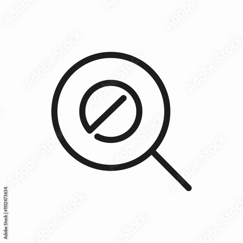 search drug icon sign vector