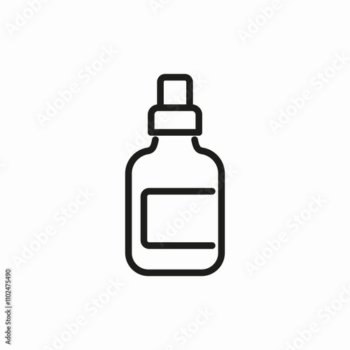 drug bottle icon sign vector