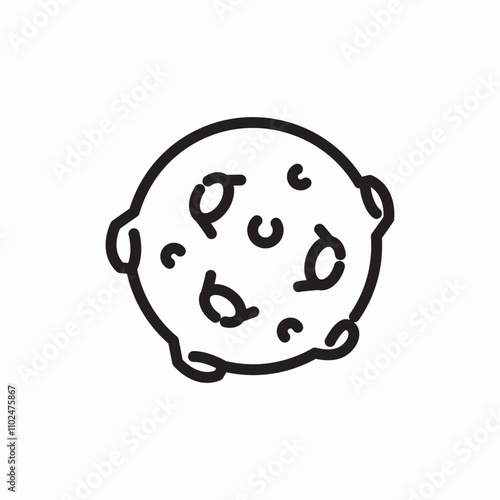 moon star icon sign vector