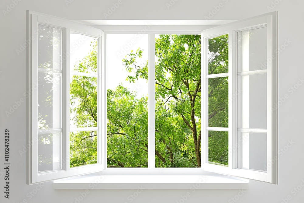 window frame on white background window frame on white background