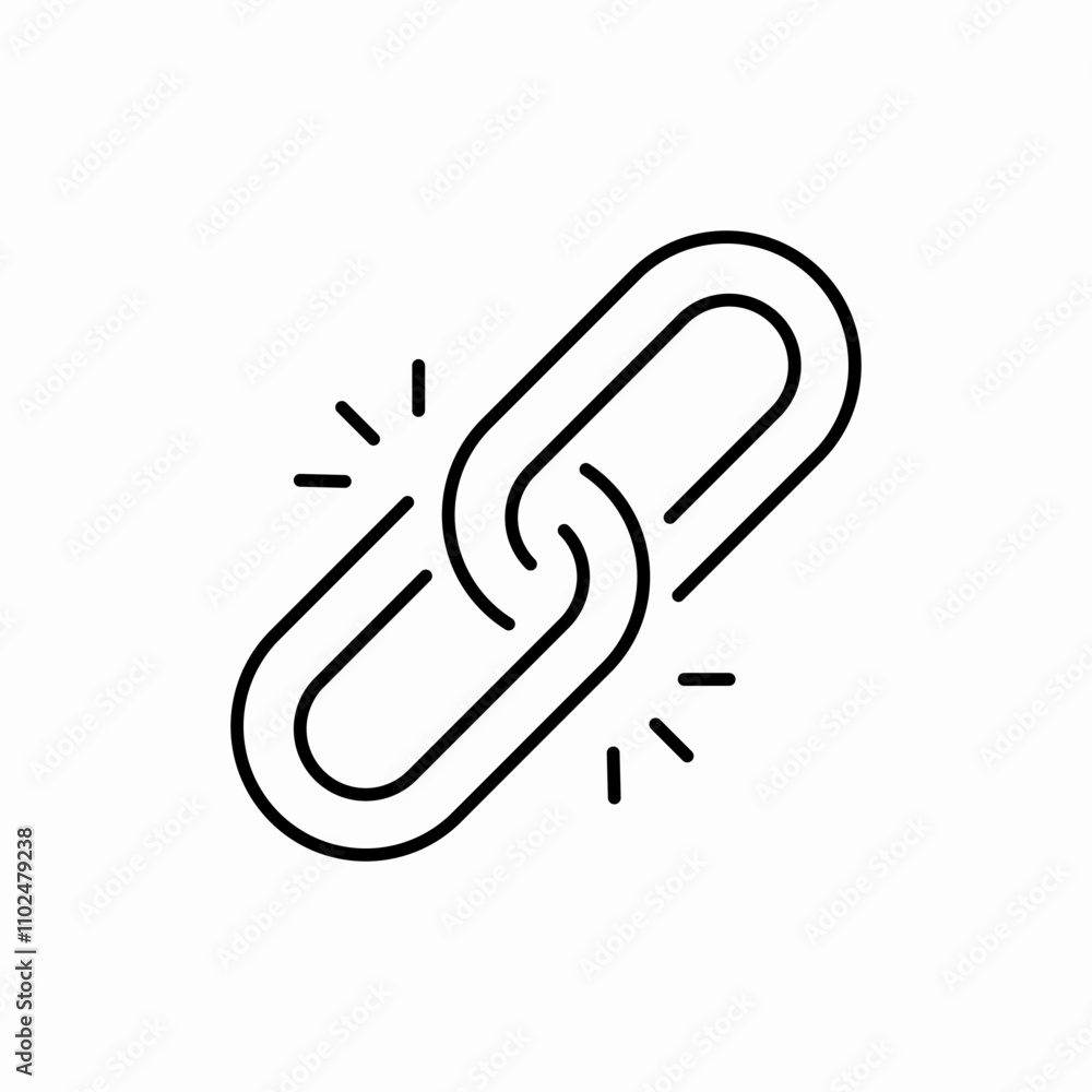 building link icon sign vector building link icon sign vector