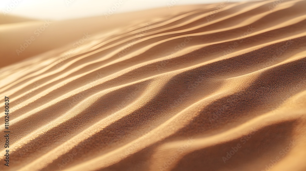 Desert sand texture with wind patterns and small fine Desert sand texture with wind patterns and small fine