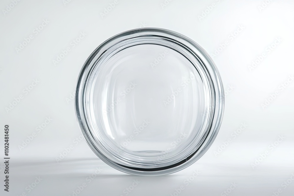 New clear and clean PCV window on white background New clear and clean PCV window on white background
