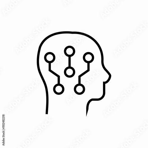 artificial intelligence detailed icon sign vector