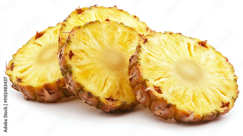 Fresh and Sweet: Ripe Pineapple Isolated on White Background
Fresh and Sweet: Ripe Pineapple Isolated on White Background