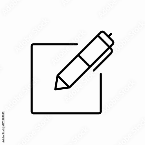 note list icon sign vector