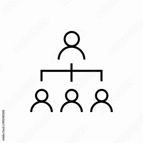 organization team icon sign vector