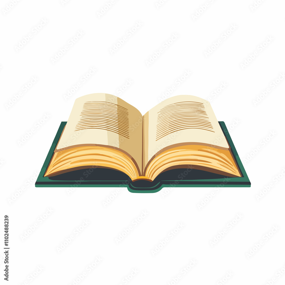 Book Design Vector Illustration: A Creative and Stylish Flat Illustration Book Design Vector Illustration: A Creative and Stylish Flat Illustration