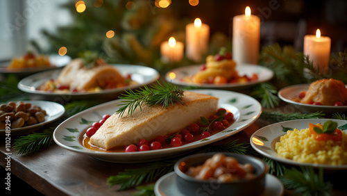 Swedish Christmas Feast with Lutfisk