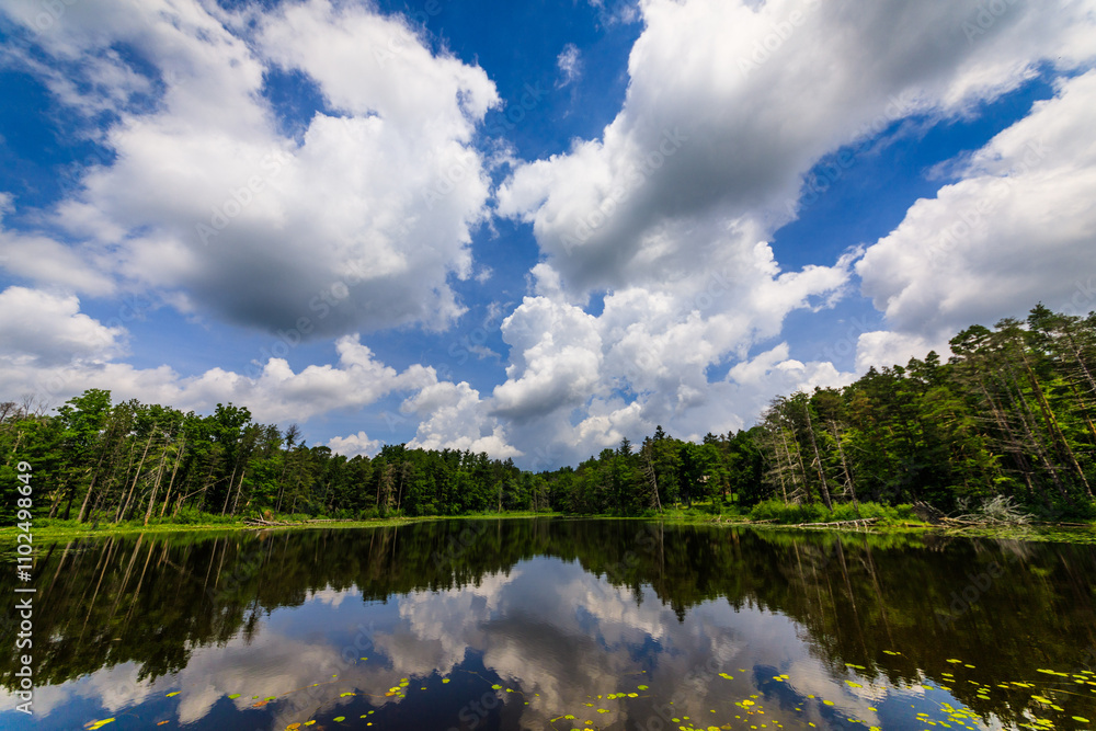 clouds over lake clouds over lake