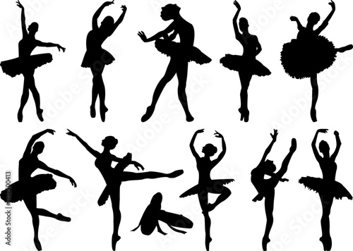 Ballet Dancer Svg Bundle, Dancer Svg, Dancer Girl Svg, ballerina line art, Ballet dancer clipart, Dance Svg, Ballerina Svg
