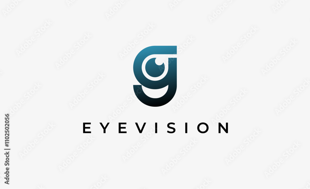Logo Letter G and Eye Vision. Digital, visual with modern and minimalist concept. Editable file. Logo Letter G and Eye Vision. Digital, visual with modern and minimalist concept. Editable file.