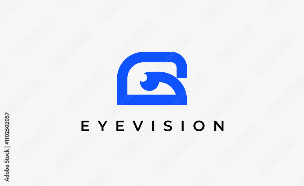 Logo Letter G and Eye Vision. Digital, visual with modern and minimalist concept. Editable file. Logo Letter G and Eye Vision. Digital, visual with modern and minimalist concept. Editable file.