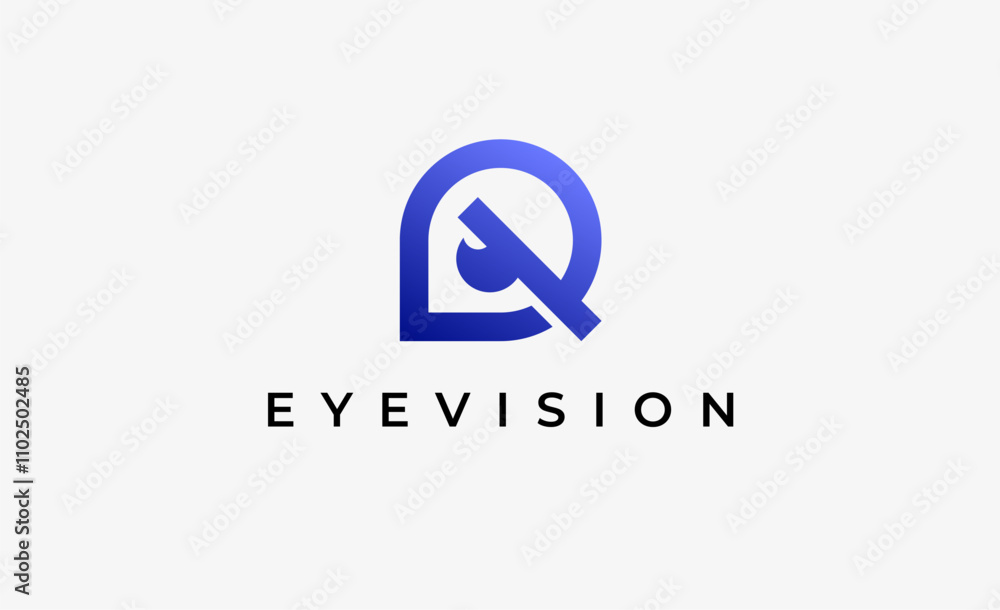 Logo Letter Q and Eye Vision. Digital, visual with modern and minimalist concept. Editable file. Logo Letter Q and Eye Vision. Digital, visual with modern and minimalist concept. Editable file.