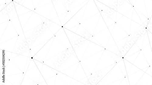 Plexus loop animation background. Information technology or science background. Connected dots. 4k video