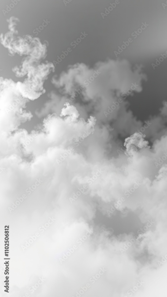 Fototapeta premium Metallic silver foggy misty texture background with subtle gradient effects, gradient, ambiance