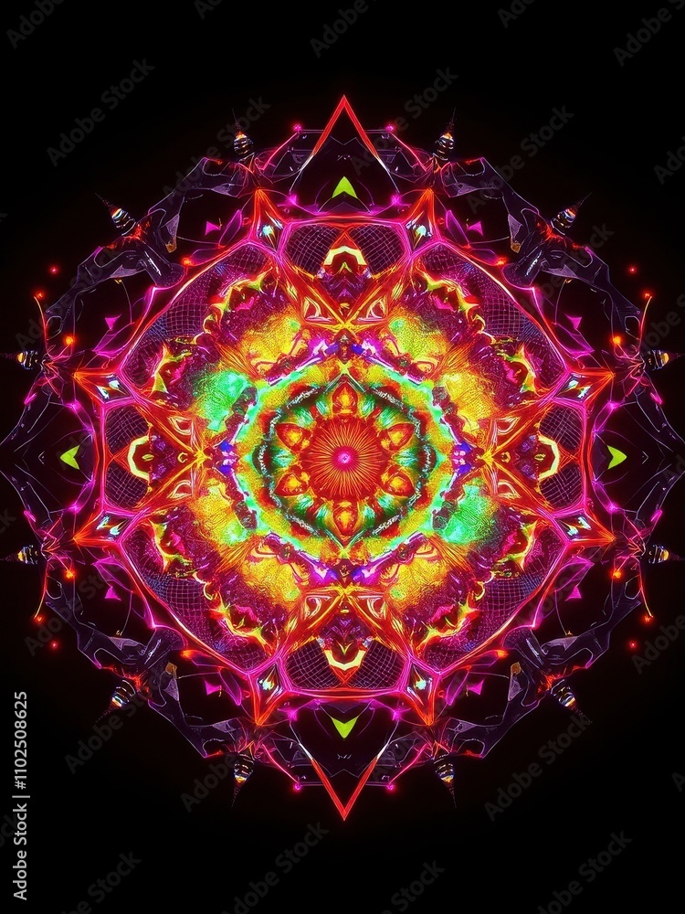 A kaleidoscope of colors and shapes embedded in a metallic mesh creates a mesmerizing, technological effect , mesh, fluid A kaleidoscope of colors and shapes embedded in a metallic mesh creates a mesmerizing, technological effect , mesh, fluid