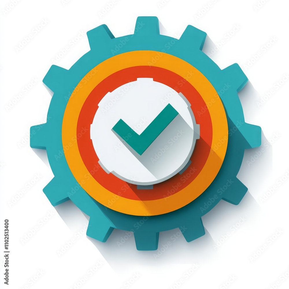 Quality Control Product Audit Innovative gear icon symbolizing efficiency and progress in technology. Quality Control Product Audit Innovative gear icon symbolizing efficiency and progress in technology.